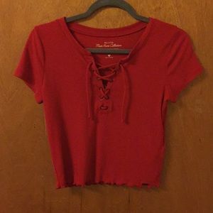 Red shirt from Hollister